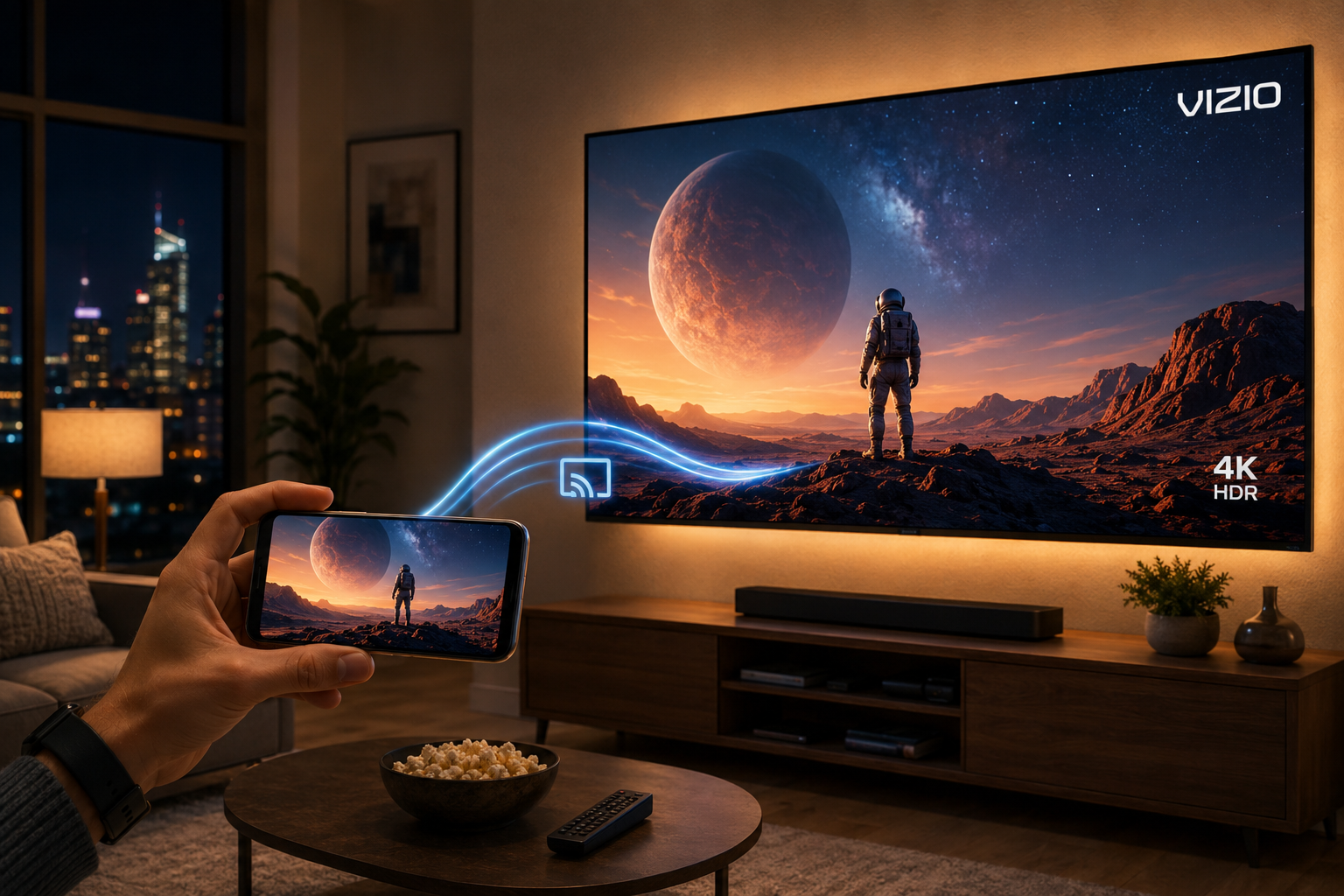Connect Phone to Vizio Smart TV