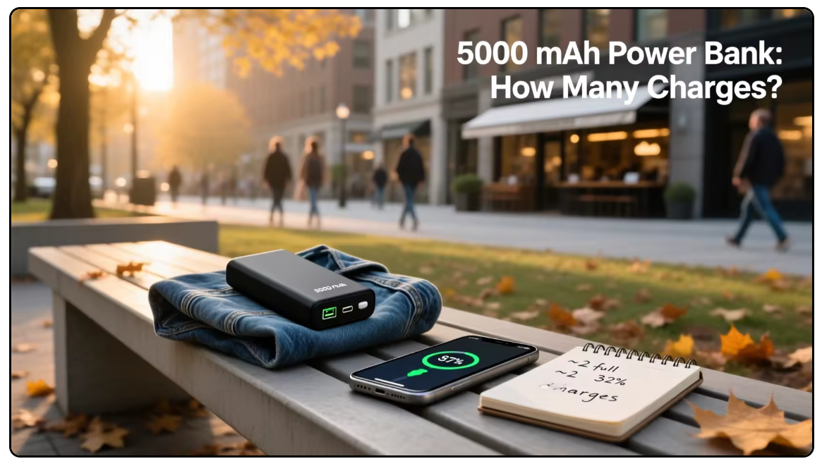 5000 Mah Power Bank How Many Charges