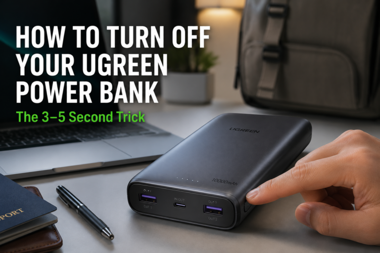 How To Turn Off Ugreen Power Bank