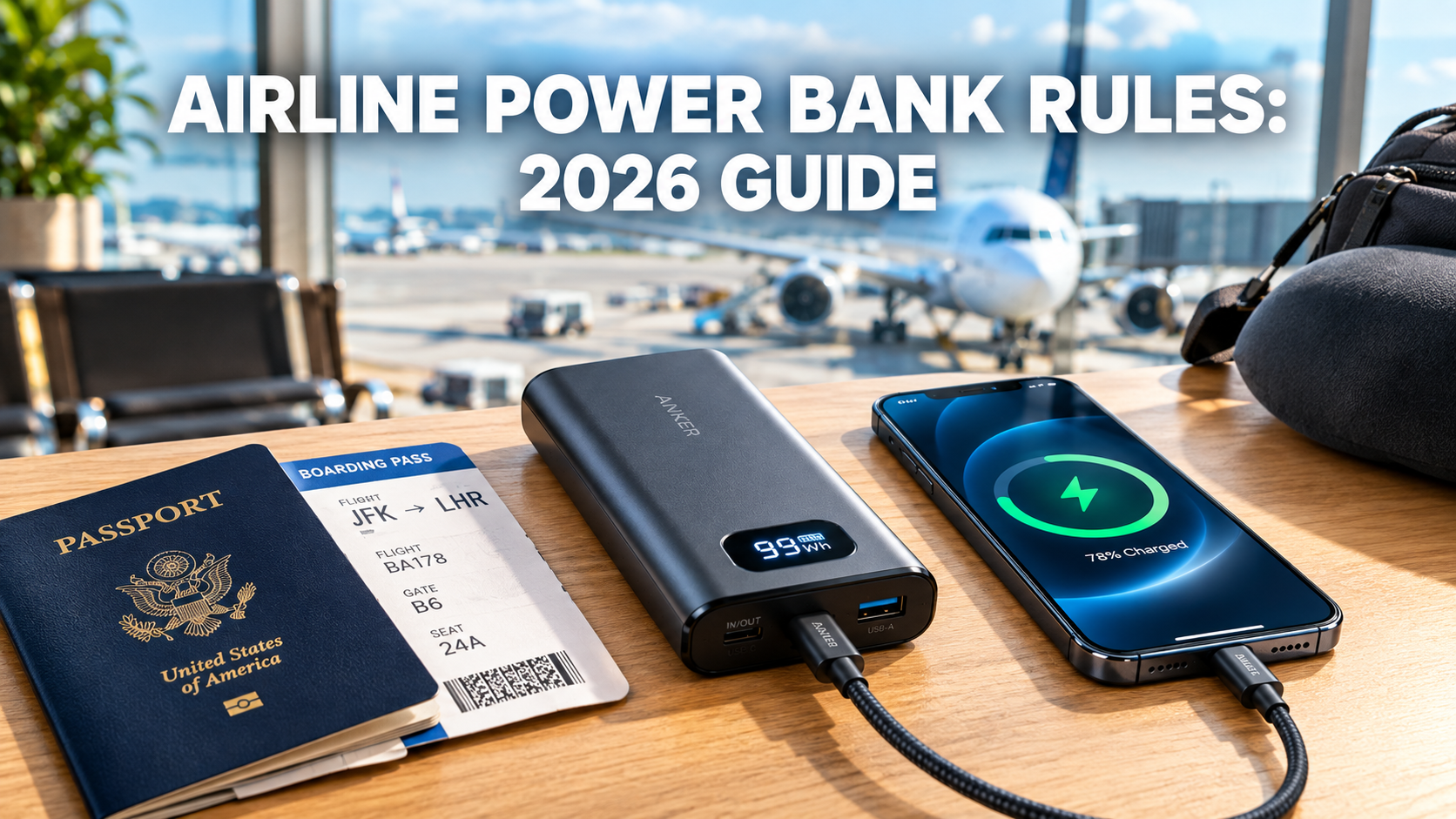 What Size Power Bank Is Allowed On A Plane