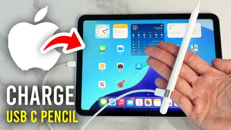 How To Tell If USB C Apple Pencil Is Charging